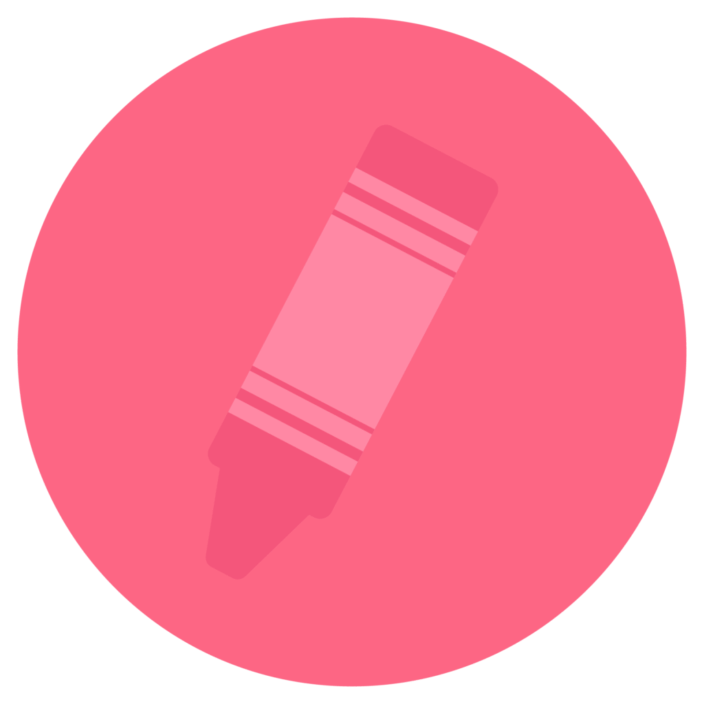 Crayon drawing icon - Bimbleyboo Coloring Pages