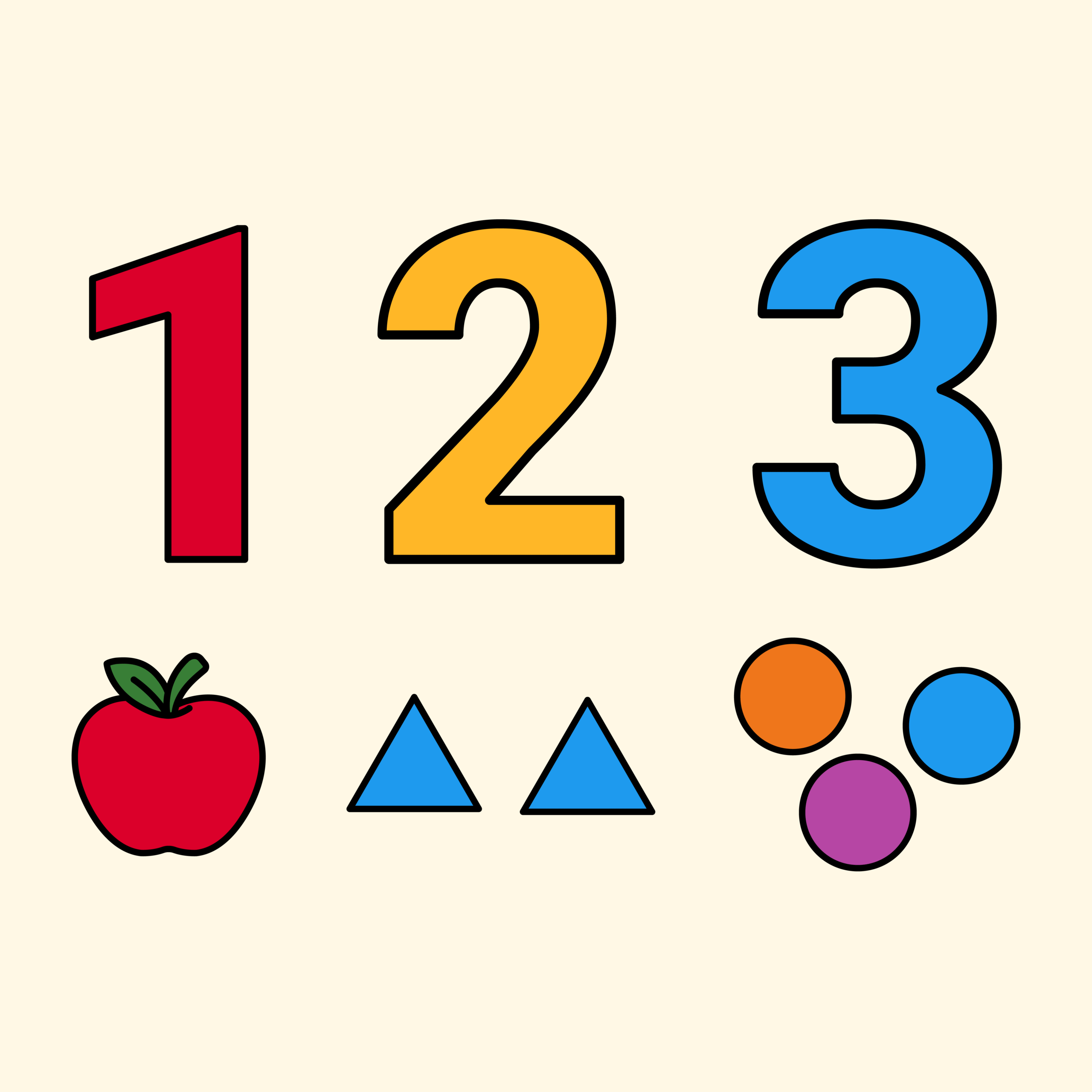 Numbers Coloring Pages category - fun counting printables for preschool and kindergarten