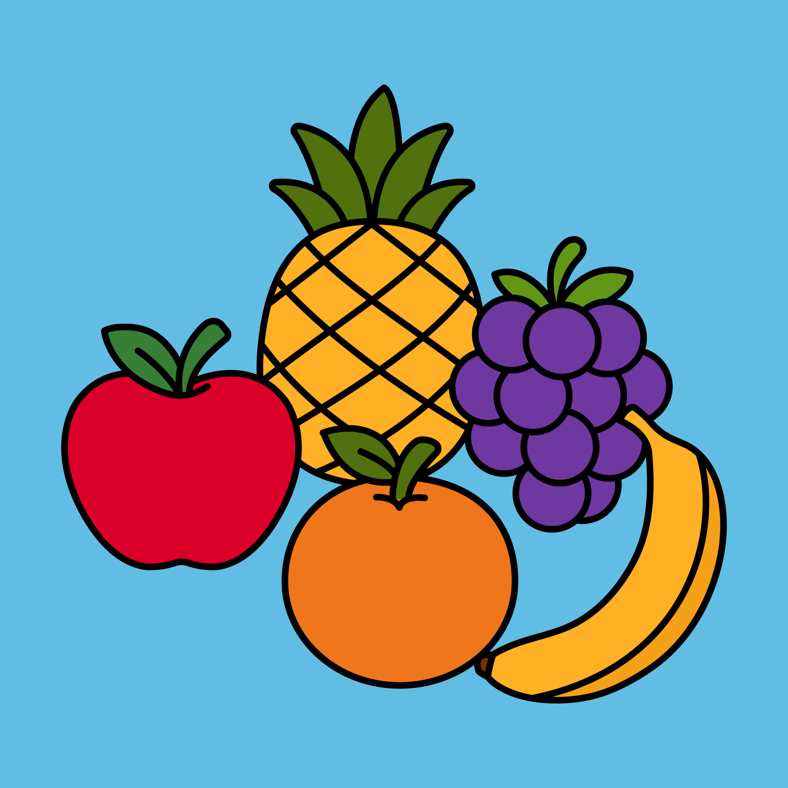 Fruits category icon showing a mix of fruit