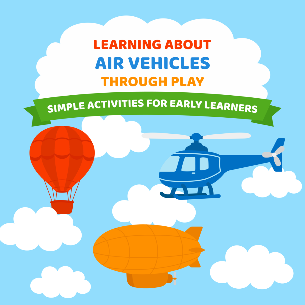 learning about air vehicles through play coloring and shadow matching activities for kids